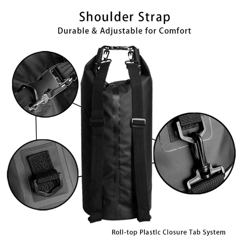 Drybag - Pakksekk 10L Svart