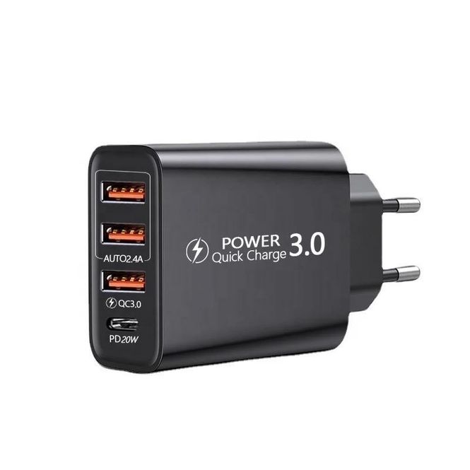 Hovedbilde USB 3.0 og Type-C Hurtiglader