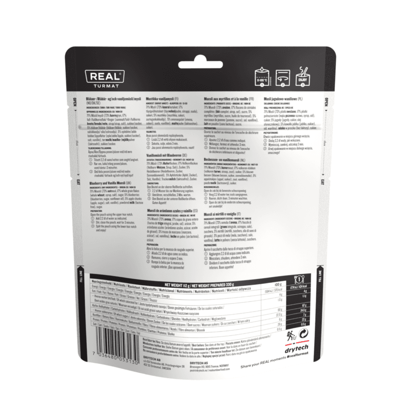 REAL Turmat - Eple Müslie 