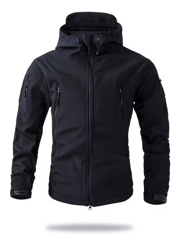 Taktisk Softshell jakke - svart