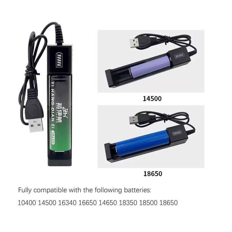 Batterilader 18650 - USB