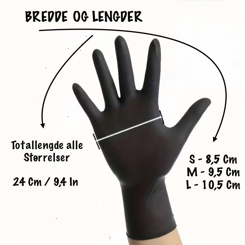 Nitrile hansker - Heavy Duty